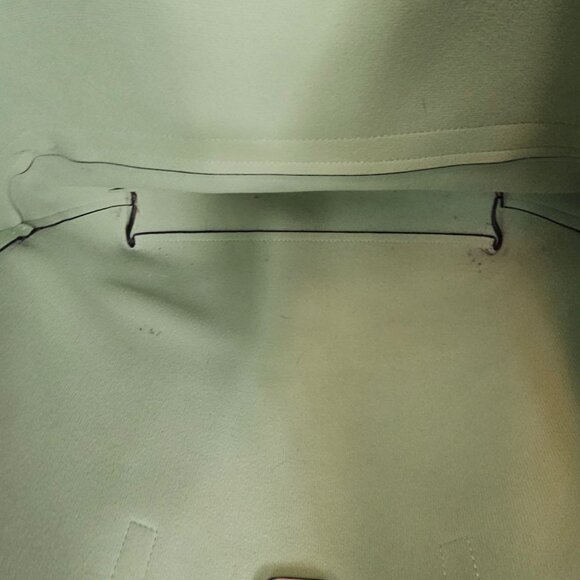 GUESS Beige Brown Green Lined Handbag Hobo Tote Bag Faux Leather Purse XL - Picture 16 of 16